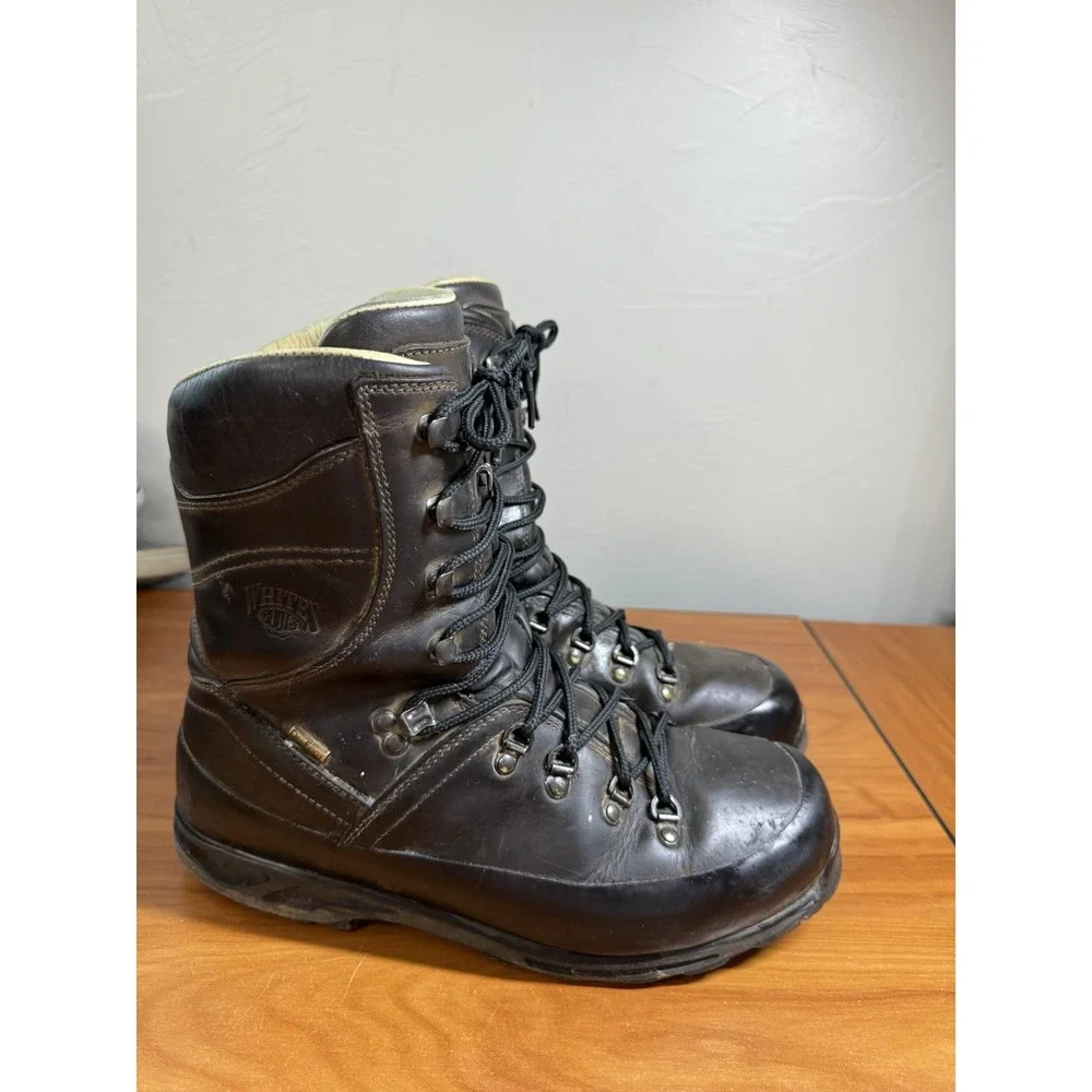 Men's White's LOCHSA Size 10.5D High Hunting Work Boot Leather Workwear Brown